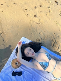 缠绕式绑带比基尼